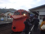 JR木次駅で除雪車の試運転がありました